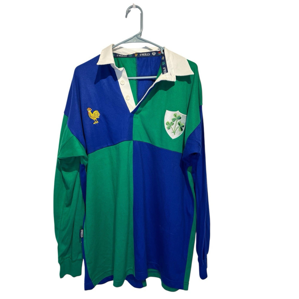 Rare O’Neills Ireland v France Rugby Union XXL/s‎ Shirt